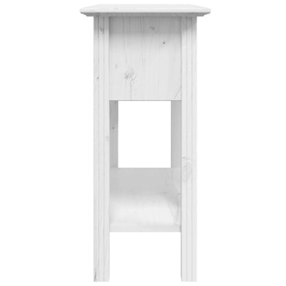 Mesa Consola Bodo Madera Maciza De Pino Blanco 91x35x74 Cm_3