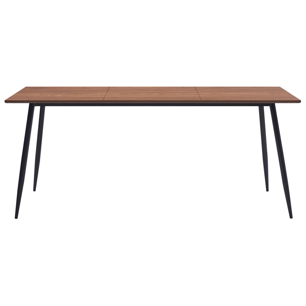 Mesa De Comedor De Mdf Marrón 180x90x75 Cm_0