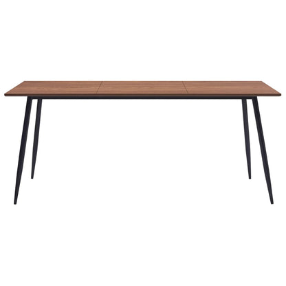 Mesa De Comedor De Mdf Marrón 180x90x75 Cm_0