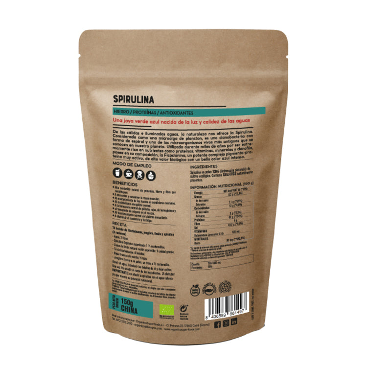 Spirulina Raw Sin Gluten Bio 1kg_1