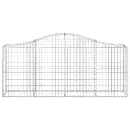 Cestas De Gaviones 30 Uds Forma De Arco Hierro 200x30x80/100 Cm_3