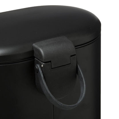 Cubo Pedal Acero Inoxidable Siliflex 6 L Negro 30,5x24,2x15,5_2
