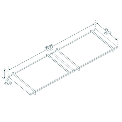 Marquesina para puerta Nancy 301x94 cm