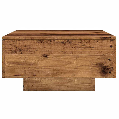 Mesa De Centro Madera Ingeniería Madera Envejecida 90x60x31 Cm_3