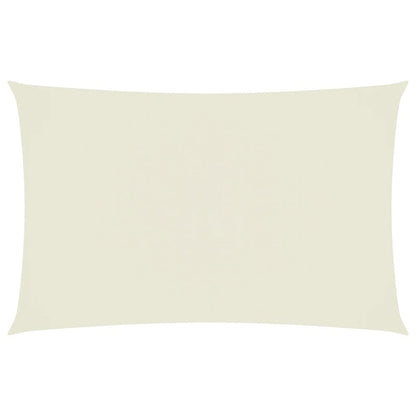 Vidaxl Toldo De Vela Rectangular Tela Oxford Color Crema 4x7 M_0