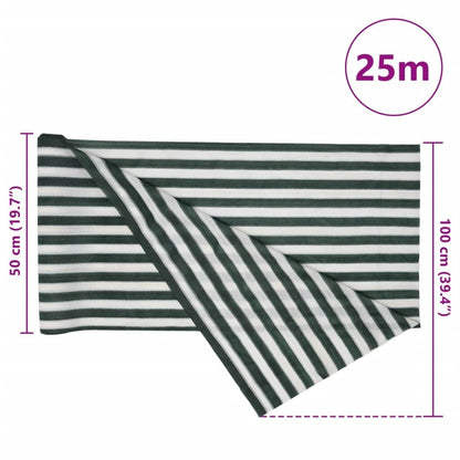 Vidaxl Red De Privacidad Hdpe Verde Y Blanco 1x25 M 75 G/m²_2