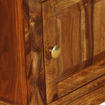 Mesitas De Noche 2 Uds Madera Maciza De Sheesham 40x30x50 Cm_3