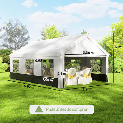 Outsunny Carpa Para Fiesta 4x6 M_2