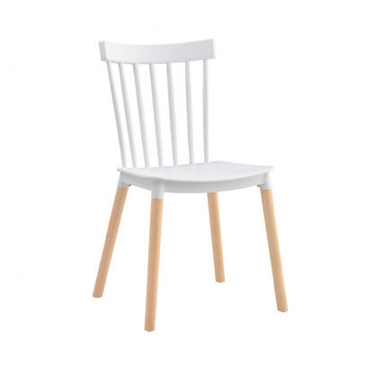 Silla De Comedor Valencia Blanco 44x52.5x81.5cm Thinia Home_0