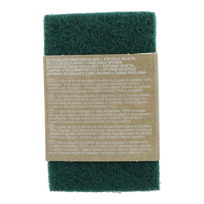 2 estropajos con esponja vegetal Eco Friendly Kerkom