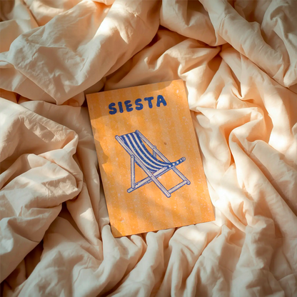 Postal Plantable Siesta Semillas de Tomate | Papel de Algodón Reciclado | Regalo Original - Resetea_4