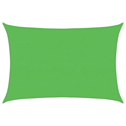Vidaxl Toldo De Vela Hdpe Verde Claro 160 G/m² 5x7 M_0