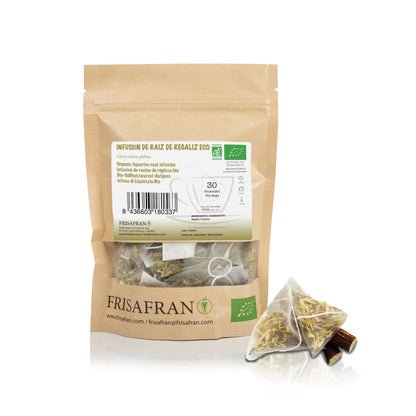 Infusión De Regaliz Digestiva Ecológica En Pirámides | Calidad | Frisafran 15 Uds_0