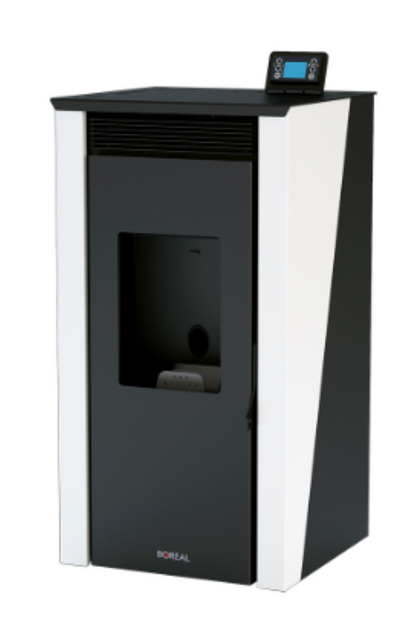 Bricosol Termoestufa De Pellet Boreal 16 Kw Marfil_0