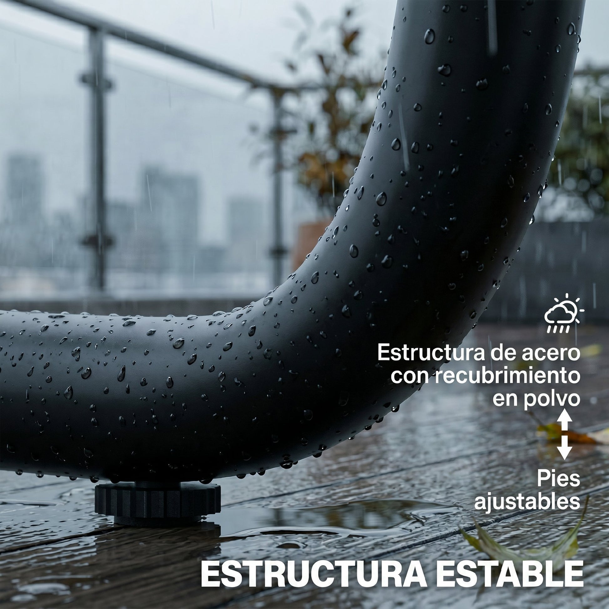 Outsunny Conjunto Jardín Exterior De 4 Piezas 2 Mesas De Vidrio 2 Sofás Cojines_3
