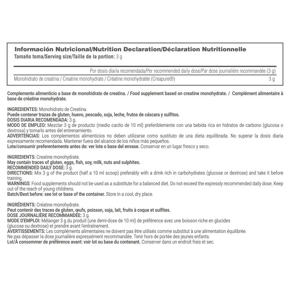 Creatina Monohidrato (creapure®) - 500g - Aumento De La Masa Muscular - Masmusculo_4