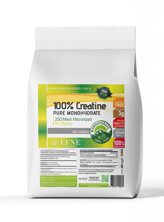 Creatina Monohidrato Efne – 200 Mesh Micronizada De Alta Absorción Formato 1kg_0