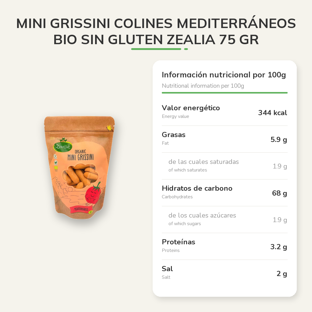 Información nutricional