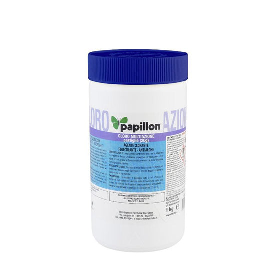 Cloro Multiaccion Para Piscinas Pastillas 20 Gramos. Envase 1 Kg. (cloración, Floculación, Alguicida)_0