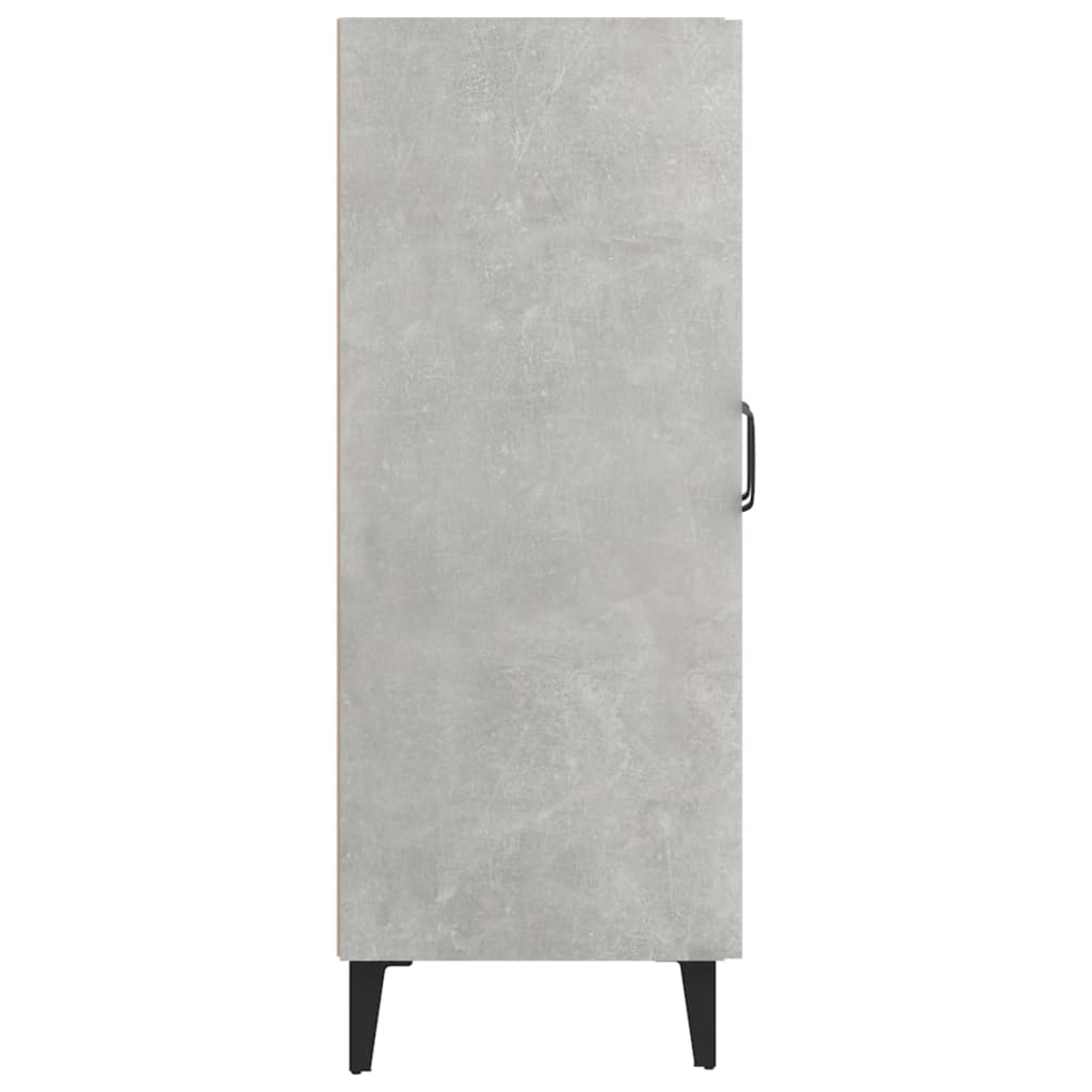 Aparador De Madera De Ingeniería Gris Hormigón 69,5x34x90 Cm / Vetonek_2