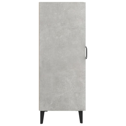 Aparador De Madera De Ingeniería Gris Hormigón 69,5x34x90 Cm / Vetonek_2
