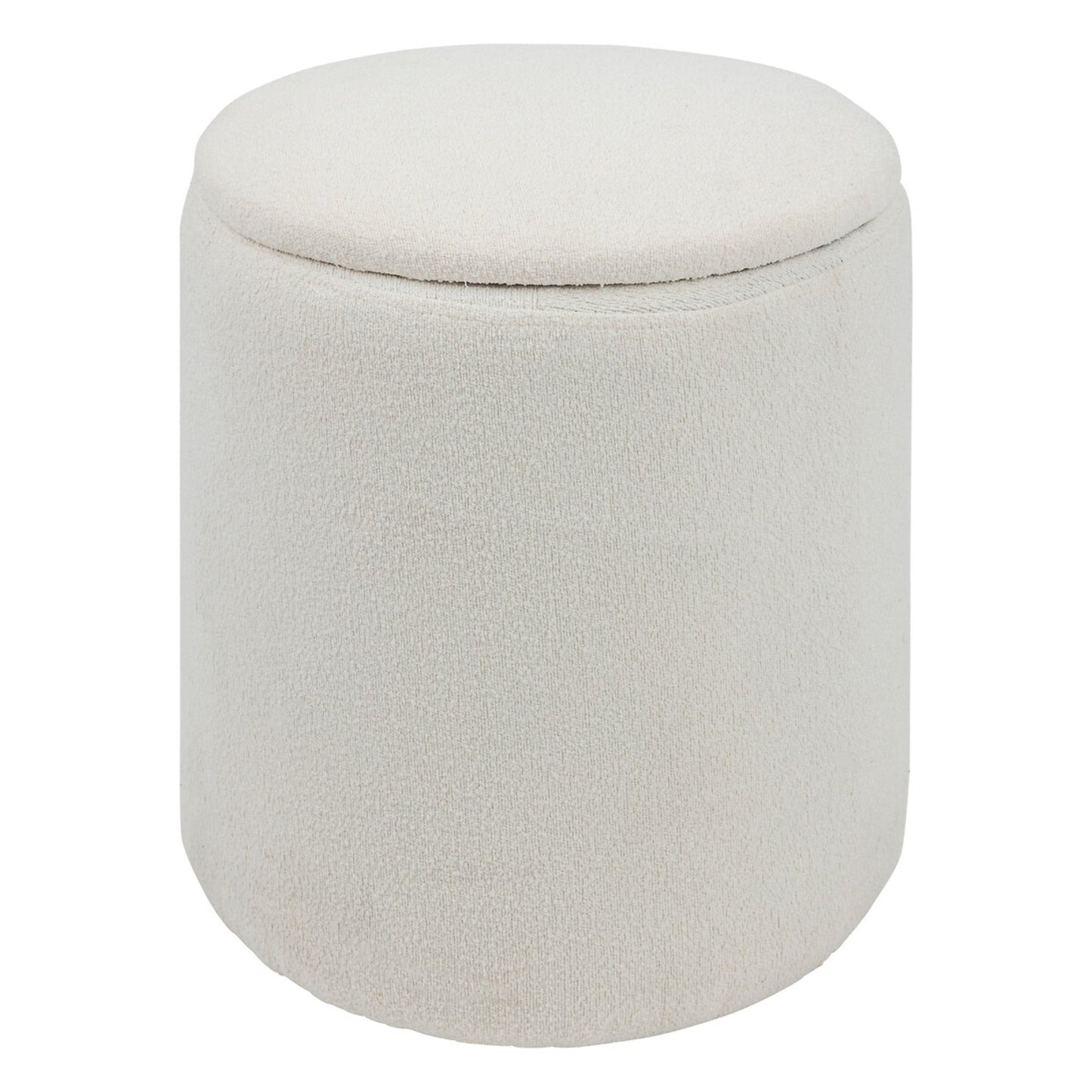 Puff Baúl Rizado Blanco Kaydi_0