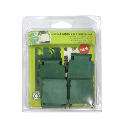 Pack 2 Bisagras Clickfence Verde Nortene_0
