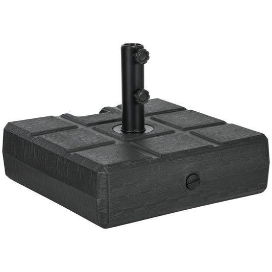 Outsunny Base De Sombrilla Rellenable De Agua 30 Kg Y Arena 40 Kg 49x49x36,5 Cm_0