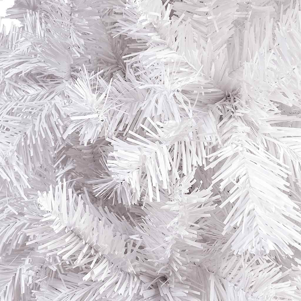 Vidaxl Árbol De Navidad Delgado Blanco 150 Cm_4