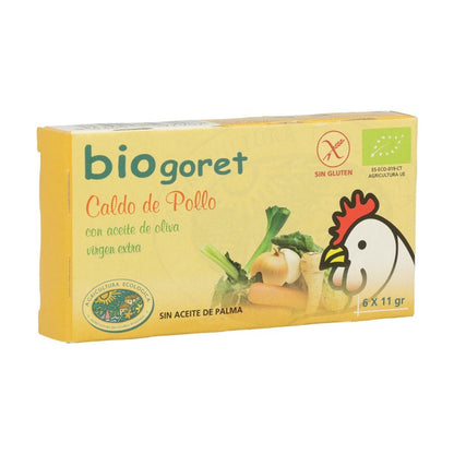 Caldo De Pollo Con Verduras En Cubitos Bio 6x11g Biogoret_0