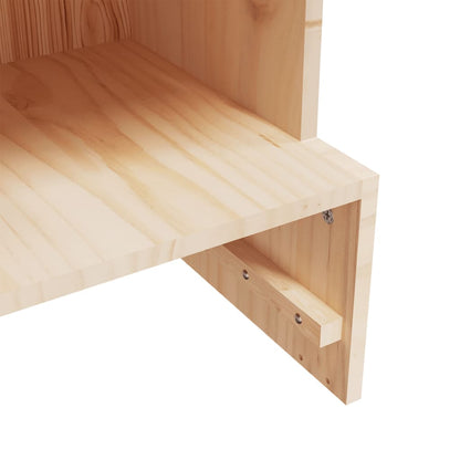 Mueble Zapatero De Madera Maciza De Pino 52x30x104 Cm / Vetonek_2