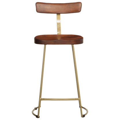 Taburetes De Barra 2 Uds 49x43x88 Cm Madera Maciza De Mango_0