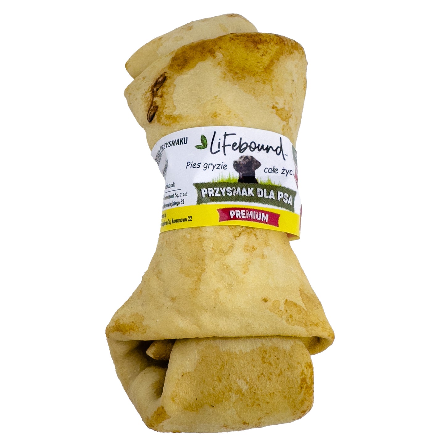 Lifebound - Hueso Masticable Natural Para Perros De Cuero De Ternera Con Sabor A Queso - 10 Piezas - Tamaño: M