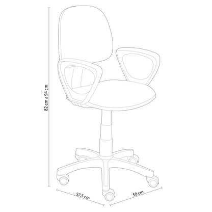 Silla De Escritorio Sena 3d Tejido, Lila, 57,5 X 94 X 58_2