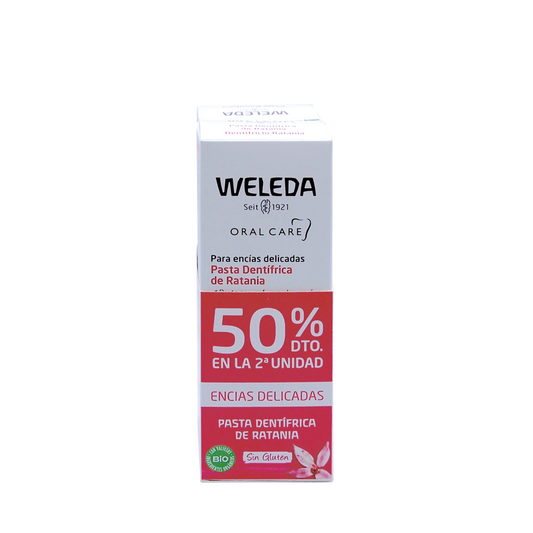 Duplo Pasta Ratania 75ml Weleda