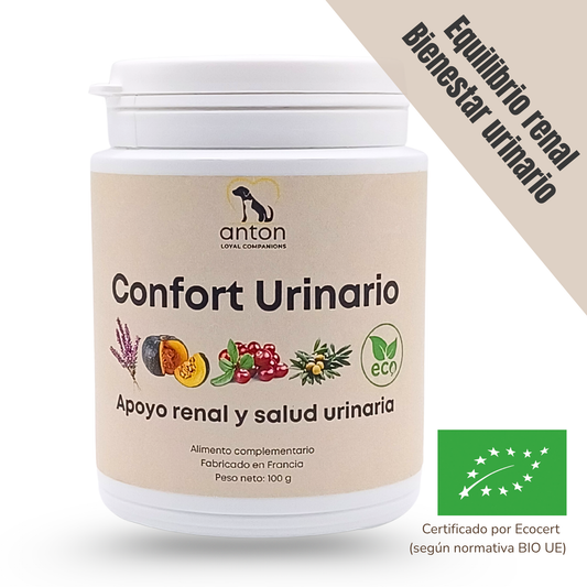 Suplemento natural para perros y gatos – Fórmula Confort Urinario ECO 100 g
