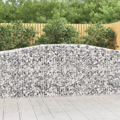 Cestas De Gaviones 15 Uds Forma De Arco Hierro 400x50x100/120cm_1