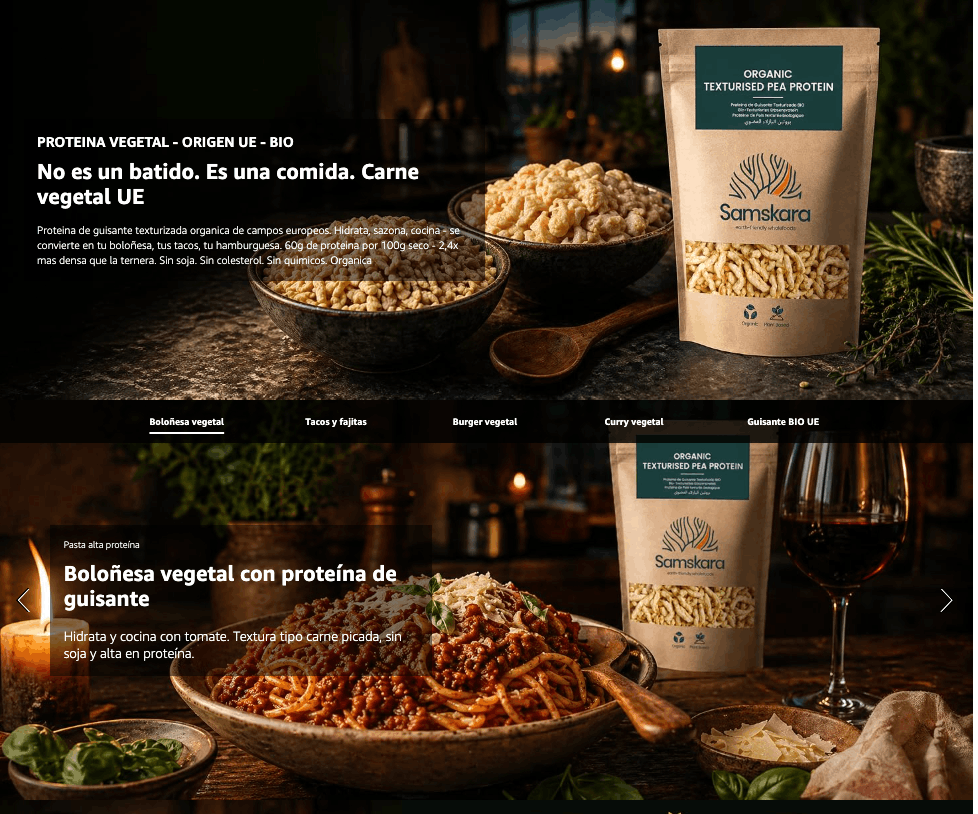 Proteína De Guisante Texturizada Bio - 1.75kg | Proteína Vegetal Ecológica Vegana Para Batidos Y Repostería_3