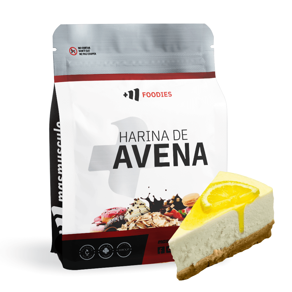 Harina De Avena - 2kg - Tarta De Queso Con Limon - Avena - Masmusculo_0