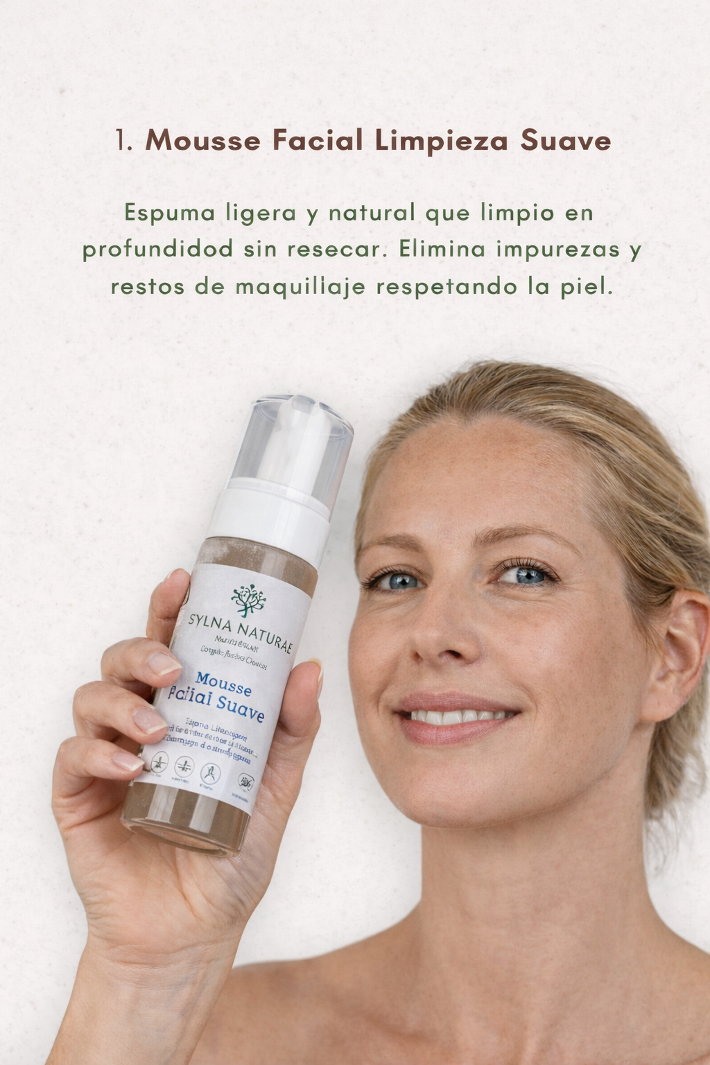 Mousse Limpiadora Desmaquillante Arroz Hidratante Sylna Naturae 150 Ml_1