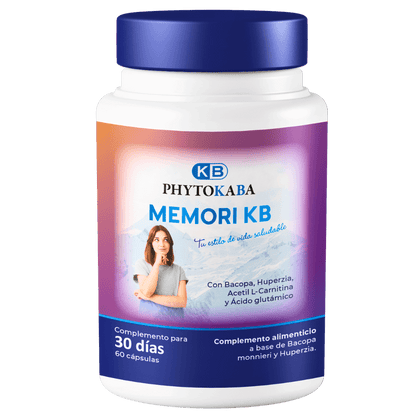 Memori Kb 60 Cápsulas Con Bacopa Y Huperzia. Cognitivo