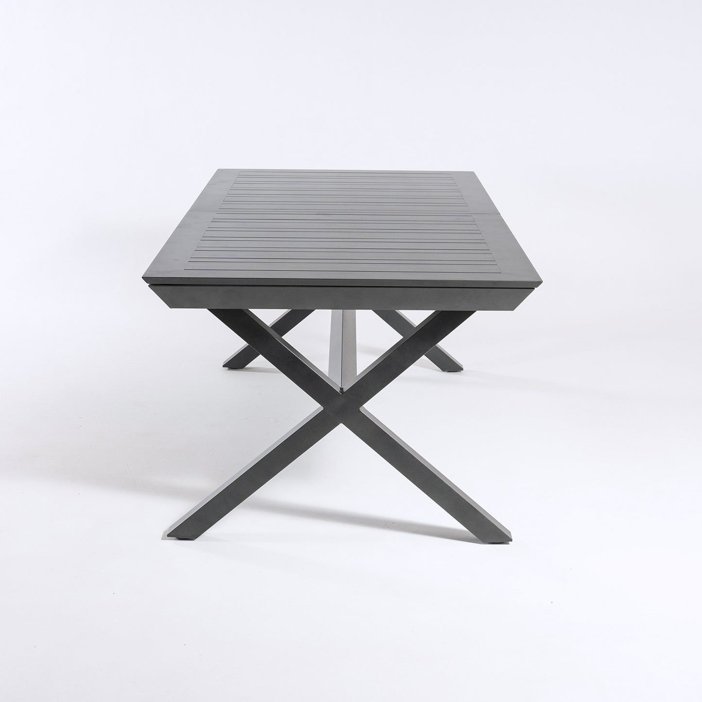 Mesa Para Exterior Extensible De 215 Cm A 295 Cm, Aluminio Color Antracita, Tamaño: 215/295x98x78 Cm_3