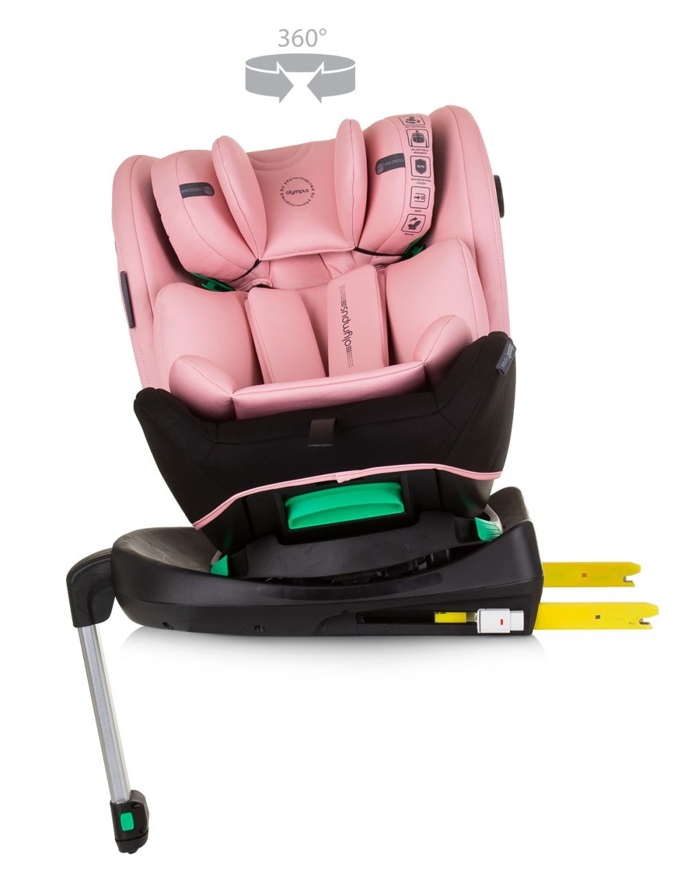 Silla De Coche Olympus 360 I-size 40-150 Cm Flamingo_4