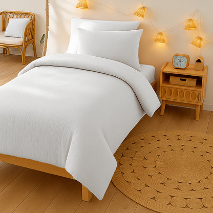 Funda Nórdica De Algodón Bio Blanca