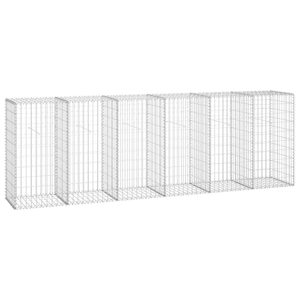 Muro De Gaviones Con Cubiertas Acero Galvanizado 300x50x100 Cm / Vetonek_4