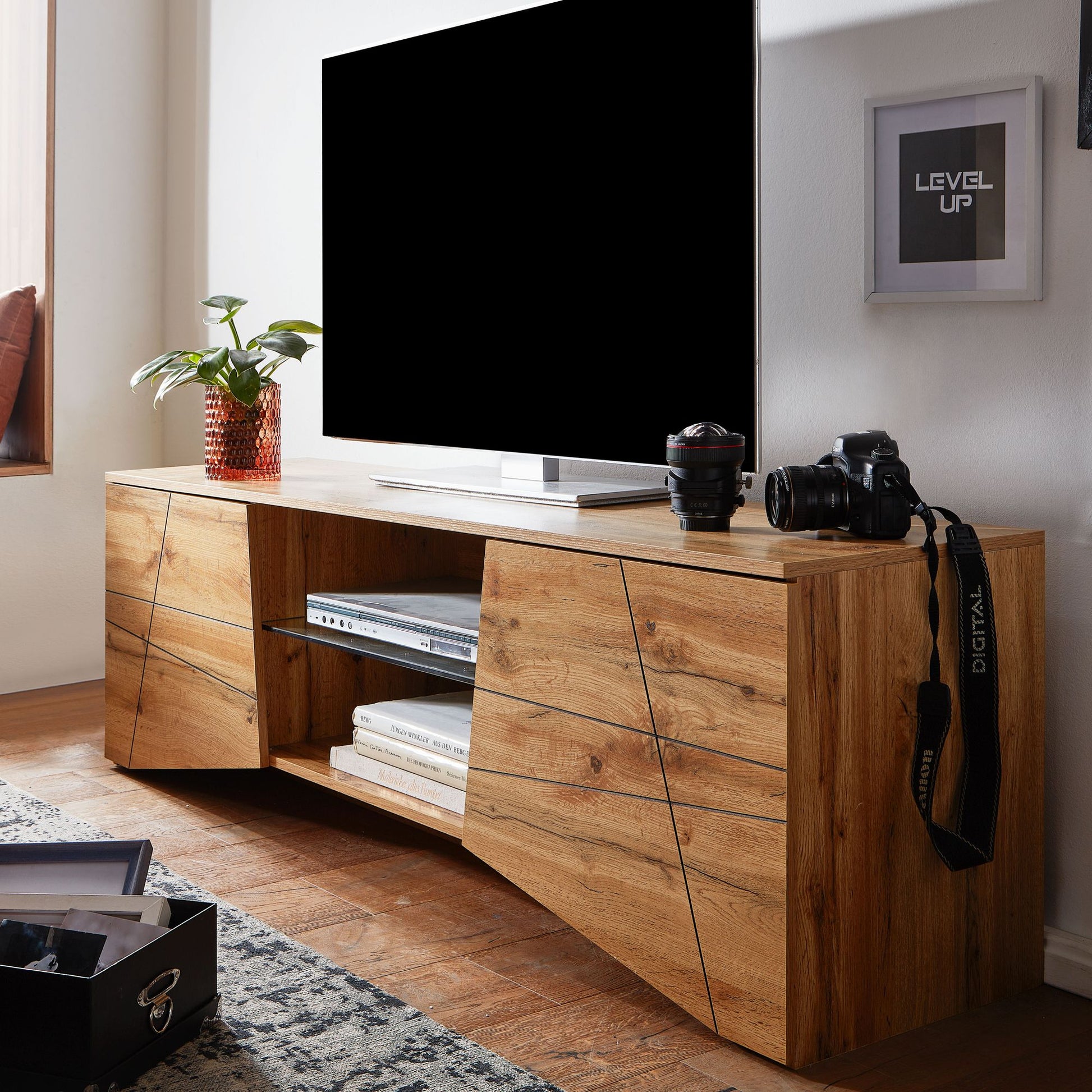 Mueble De Tv Moderno Y Funcional Modelo Wl6.577_1