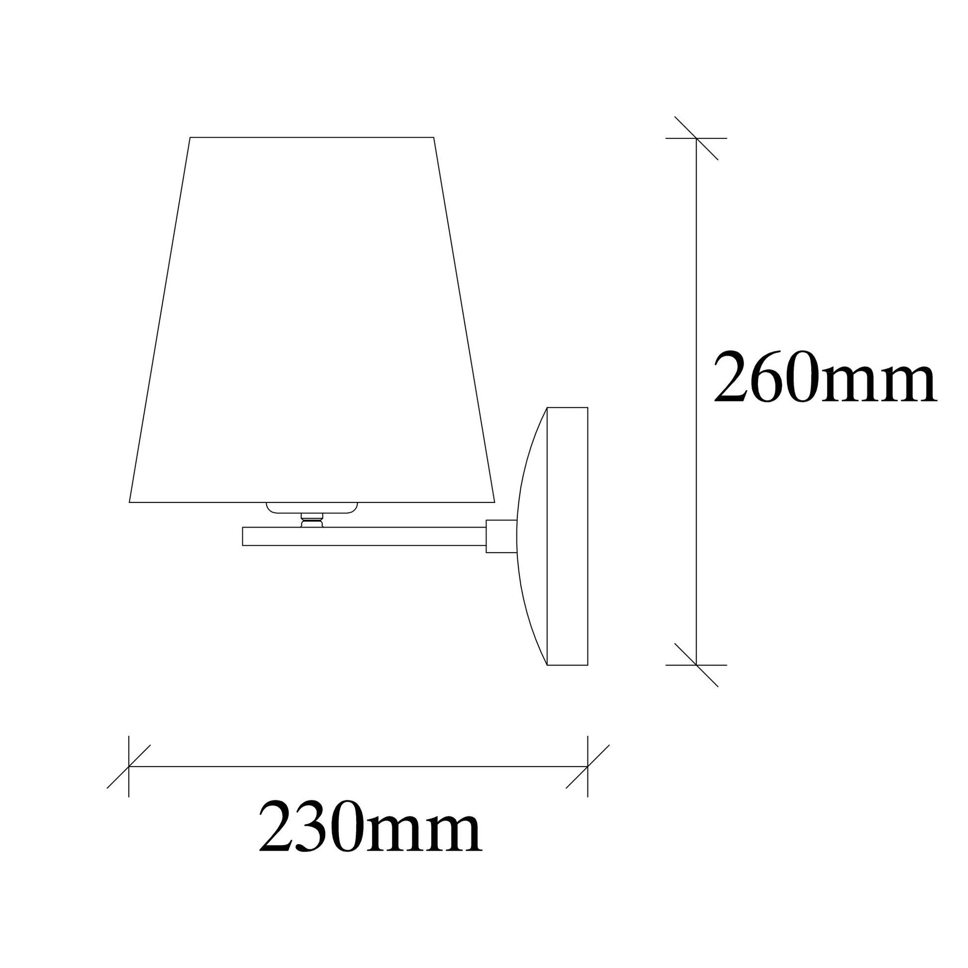 Aplique De Pared, Metal , Crema, 18x22x26, Casquillo E 27 Max 40 W_1