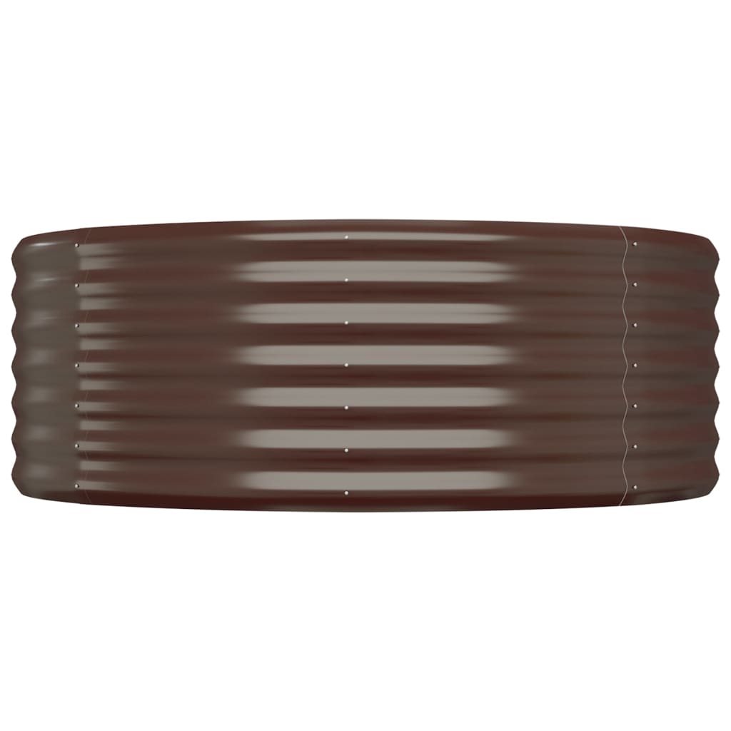 Jardinera Arriate Acero Galvanizado Marrón 544x100x36cm_3