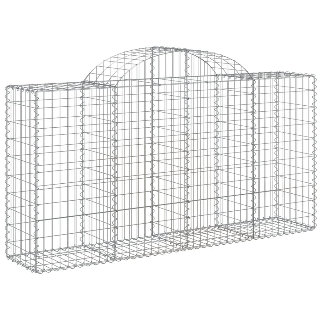 Cestas De Gaviones 50 Uds Forma De Arco Hierro 200x50x100/120cm_2