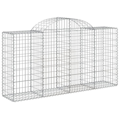 Cestas De Gaviones 50 Uds Forma De Arco Hierro 200x50x100/120cm_2